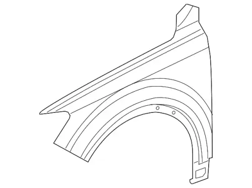 Крыло VAG 4M0821106D