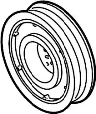 Шкив клинового ремня с 059105251DB VAG
