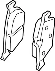 Тормозные колодки дисковые VAG 3Q0698451B