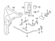  (AUDI), ЦИЛИНДР ПОДЪЕМНОГО М 4G8955101B VAG