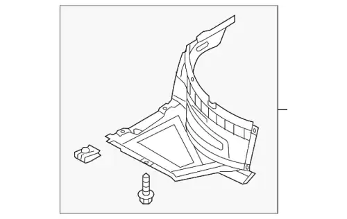 Подкрылок VAG 4G0853888J