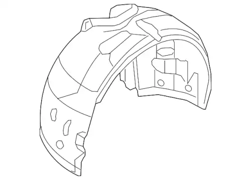 Подкрылок VAG 8W0821172A