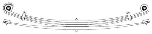 Рессора Iveco о.н. 04853848 (67135000) SCHOMAECKER SCHOMACKER