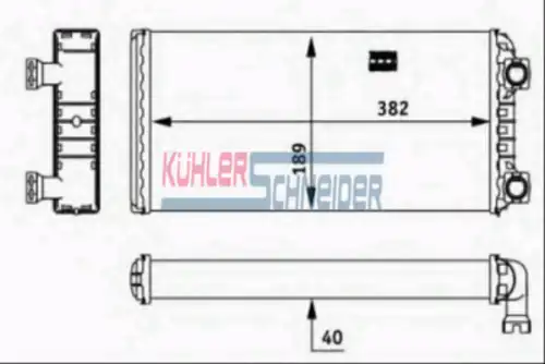 Радиатор печки KUHLER SCHNEIDER 3990011