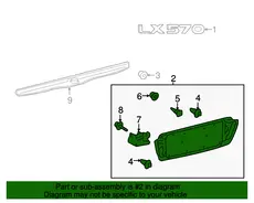 ПАНЕЛЬ ДЕКОРАТИВНАЯ 7680260140A0 TOYOTA / LEXUS