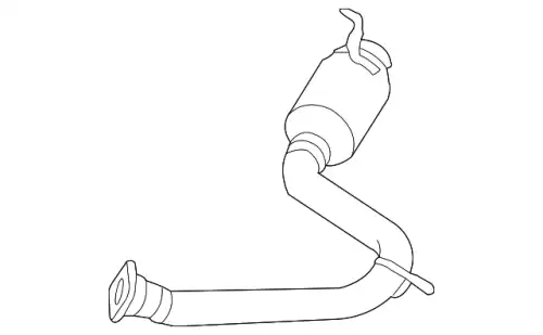 ТРУБА ГЛУШИТЕЛЯ 1743028775 TOYOTA / LEXUS
