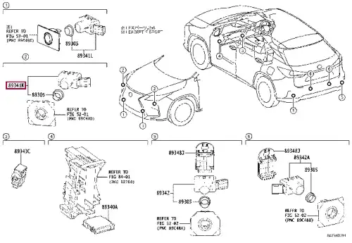 ДАТЧИК 8934148040J0 TOYOTA / LEXUS