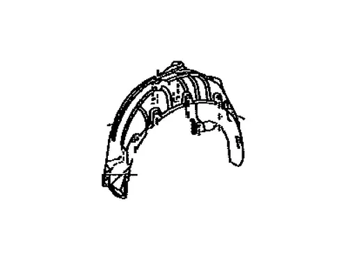 Подкрылок TOYOTA / LEXUS 6563848070