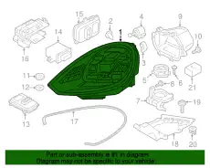 Фара PORSCHE 95863128501