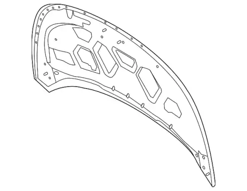 КАПОТ FB5Z-16612-A FORD