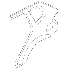 Крыло BMW 41117385424