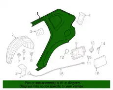 Крыло BMW 41117385424