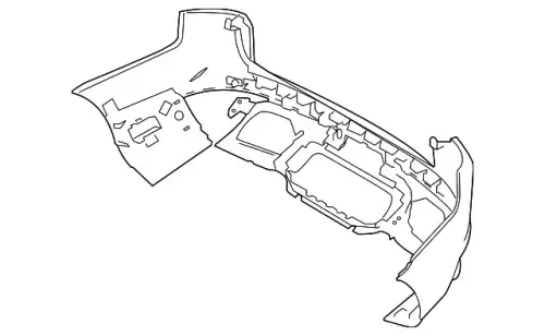ЗАДНИЙ БАМПЕР LR064864 LAND ROVER
