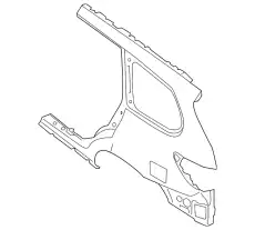 Крыло NISSAN G8101-9PBMA