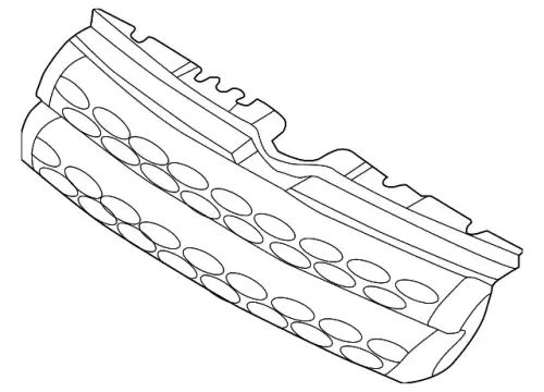 Решетка радиатора LAND ROVER LR076014