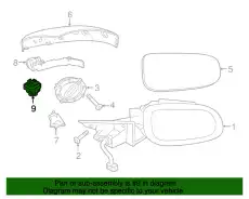 T4N3099 КАМЕРА В ЗЕРКАЛЕ / CAMERA JAGUAR