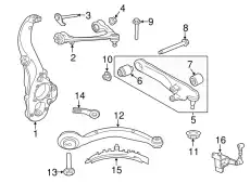 Рычаг подвески JAGUAR T2H5977