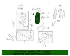 5C3Z5310CA Пружина передней подвески FORD