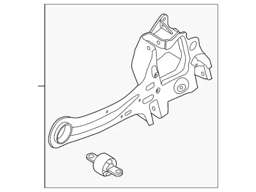 KNUCKLE AND HUB ASY BV6Z-5A968-B FORD