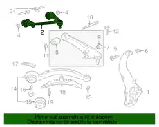 Рычаг подвески JAGUAR T2H3193