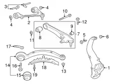 Рычаг подвески JAGUAR T2H3192