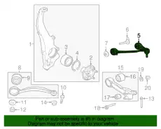 Рычаг подвески JAGUAR C2D36805