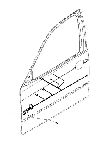 Жгут проводов двери водителя 61129203280 BMW