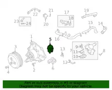 Насос системы охлаждения (помпа) JAGUAR T2H2556