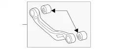 Рычаг подвески PORSCHE 8K0505324H