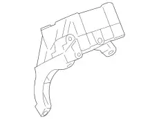 Кронштейн компрессора кондиционера 95814715121 PORSCHE