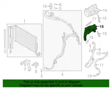 Кронштейн компрессора кондиционера 95814715121 PORSCHE