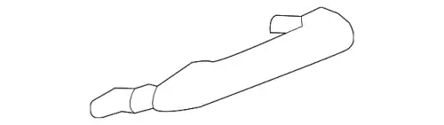 Ручка двери JAGUAR T2H3843LML