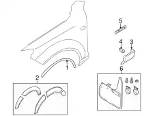 БРЫЗГОВИКИ ПЕРЕДН VAG 4L0075112