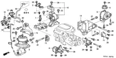 ПОДУШКА ДВИГАТЕЛЯ ПРАВАЯ 50820S3VA91 HONDA