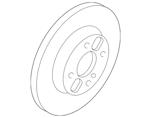 Тормозной диск FORD 5U2Z-1V125-Y