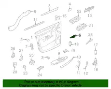 Ручка двери PORSCHE 95555511300A03