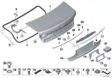 Ручка двери BMW 51 13 7 357 105