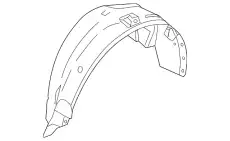Подкрылок FORD BT4Z-7828371-A