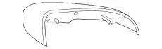 ЗАДН.НАКЛАДКА-ЗЕРКАЛО C2D6067PEC JAGUAR
