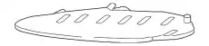 95B941107A Габаритный огонь PORSCHE
