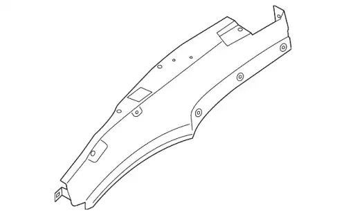 Крыло PORSCHE 95B821104BYGRV