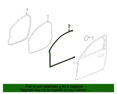 Уплотнитель двери JAGUAR C2D45693