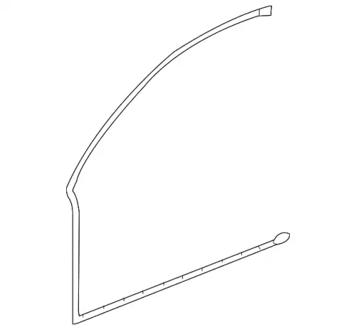 Уплотнитель двери JAGUAR C2D45693