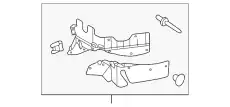 SHIELD - REAR 7T4Z78280A02AA FORD