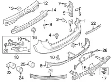 SHIELD - REAR 7T4Z78280A02AA FORD