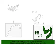  КОМПЛЕКТ БРЫЗГОВИКОВ VPLWP0222 LAND ROVER