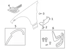  КОМПЛЕКТ БРЫЗГОВИКОВ VPLWP0222 LAND ROVER