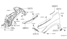 Подкрылок NISSAN F3181-3JAMA