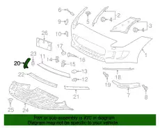 ДЕФЛЕКТОР T2R11276 JAGUAR