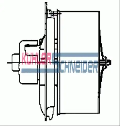 Вентилятор отопителя KUHLER SCHNEIDER 7302901